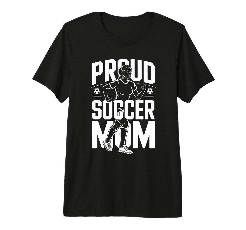 Proud Soccer Mom Sunset Vibes Tri Blend T-Shirt - Custom Art Print Unisex - T-Shirt, Sweatshirt, Hoodie
