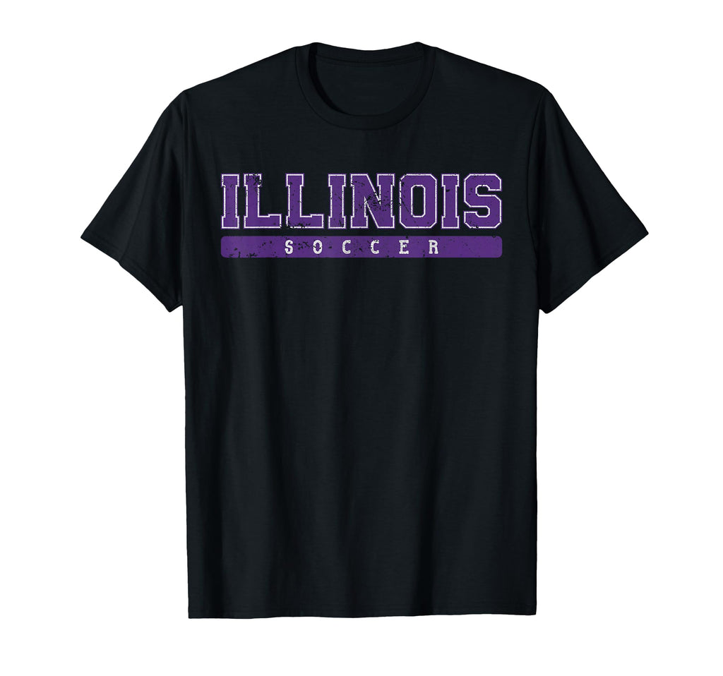 Illinois Soccer Tees Tanks Tops T-Shirt - Graphic Print Men Women - T-Shirt, Sweatshirt, Hoodie