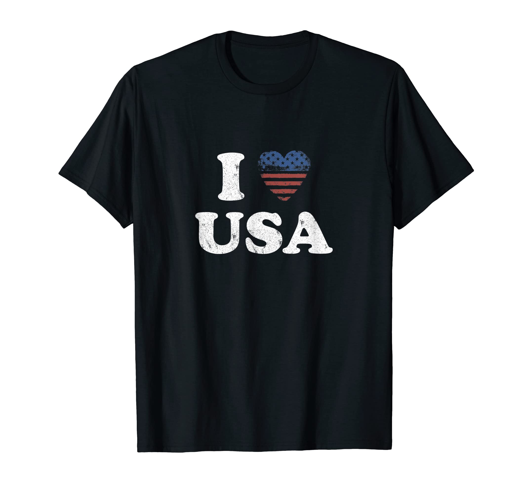 I Love Usa Flag Patriot American T-Shirt - Streetwear Style Men Women - T-Shirt, Sweatshirt, Hoodie