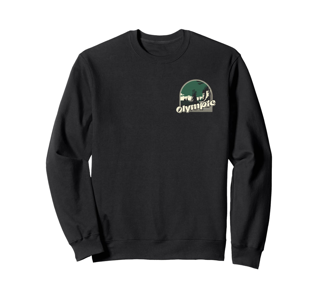 Olympic National Park Front Sweatshirt - Casual Everyday Wear for Adults - T-Shirt, Sweatshirt, Hoodie