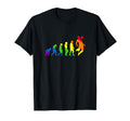 Footballer Evolution Colourful T-Shirt - Custom Art Print Men Women - T-Shirt, Sweatshirt, Hoodie