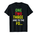 One Two Three And To Fo 80S 90S Old T-Shirt - Graphic Print for Adults - T-Shirt, Sweatshirt, Hoodie