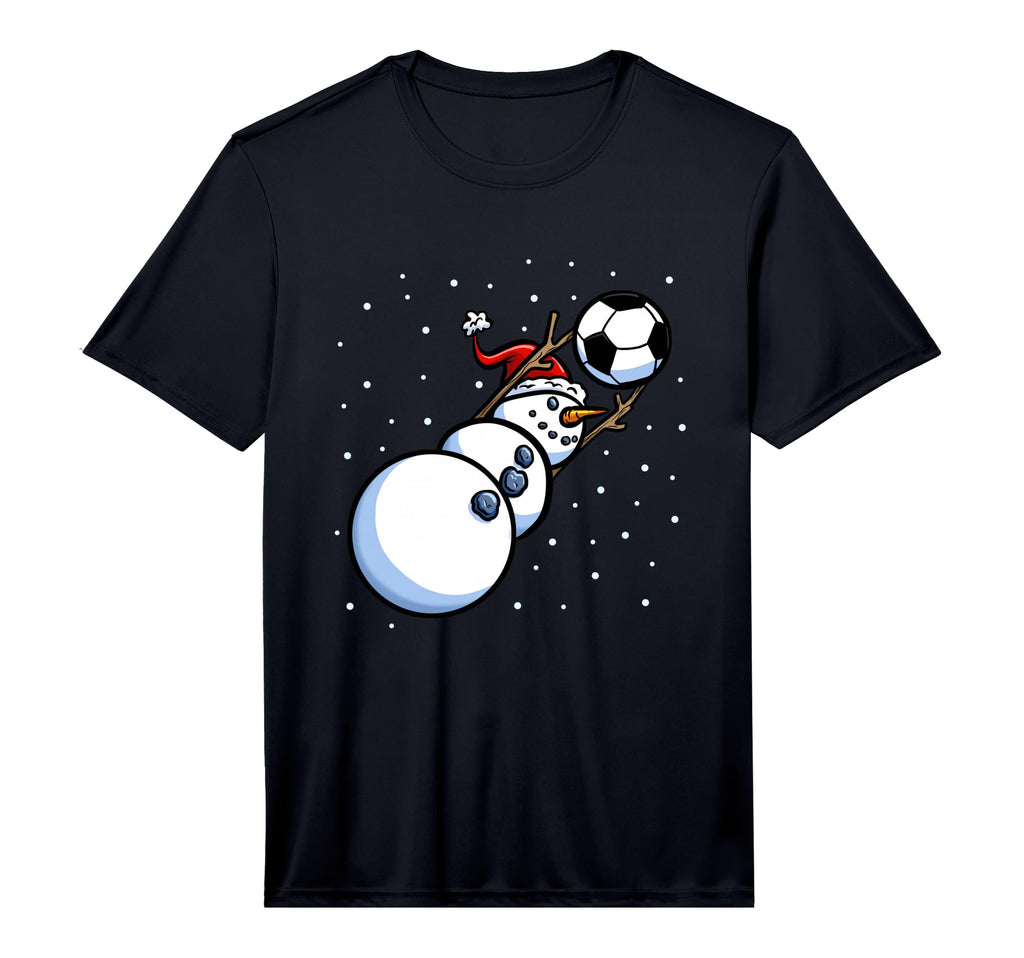 Goalkeeper Soccer Snowman Performance T-Shirt - Custom Art Print for Adults - T-Shirt, Sweatshirt, Hoodie