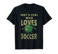 Just Who Loves Soccer Ball Goal T-Shirt - Minimalist Print for Adults - T-Shirt, Sweatshirt, Hoodie