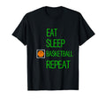 Eat Sleep Basketball Repeat Sport T-Shirt - Fun Novelty Design Men Women - T-Shirt, Sweatshirt, Hoodie