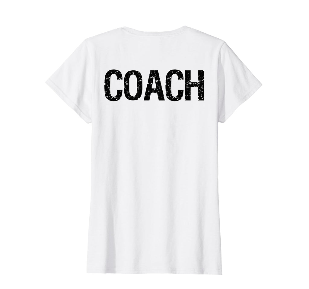 Coach Back Coaches Soccer Baseball T-Shirt - Minimalist Print Men Women - T-Shirt, Sweatshirt, Hoodie