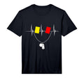 Referee Heartbeat Ekg Pulseline T-Shirt - Minimalist Print for Adults - T-Shirt, Sweatshirt, Hoodie