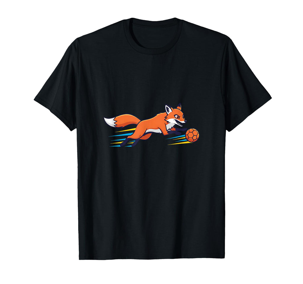 Speedy Fox Football Striker Running T-Shirt - Aesthetic Graphic Men Women - T-Shirt, Sweatshirt, Hoodie