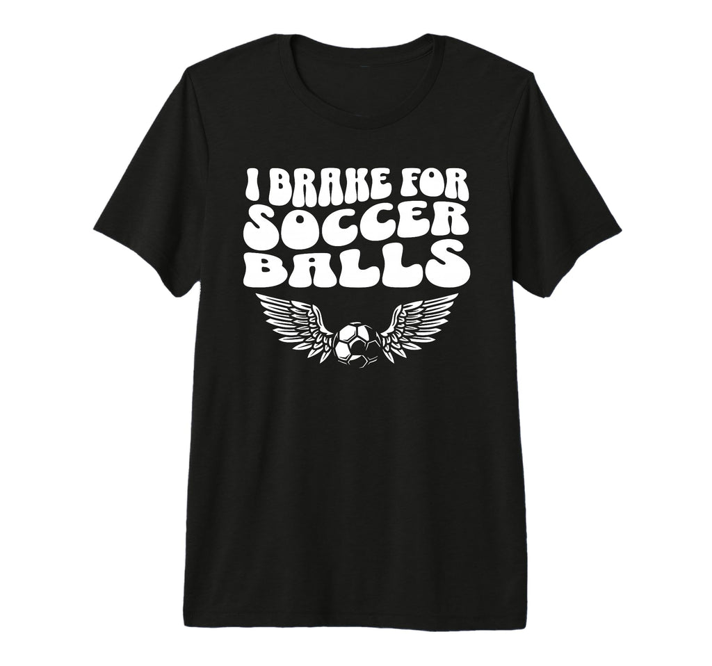 Soccer Mom I Brake Soccer Balls Tri Blend T-Shirt - Unique Graphic Unisex - T-Shirt, Sweatshirt, Hoodie