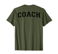 Coach Sports Trainer Black Back T-Shirt - Novelty Apparel Unisex - T-Shirt, Sweatshirt, Hoodie