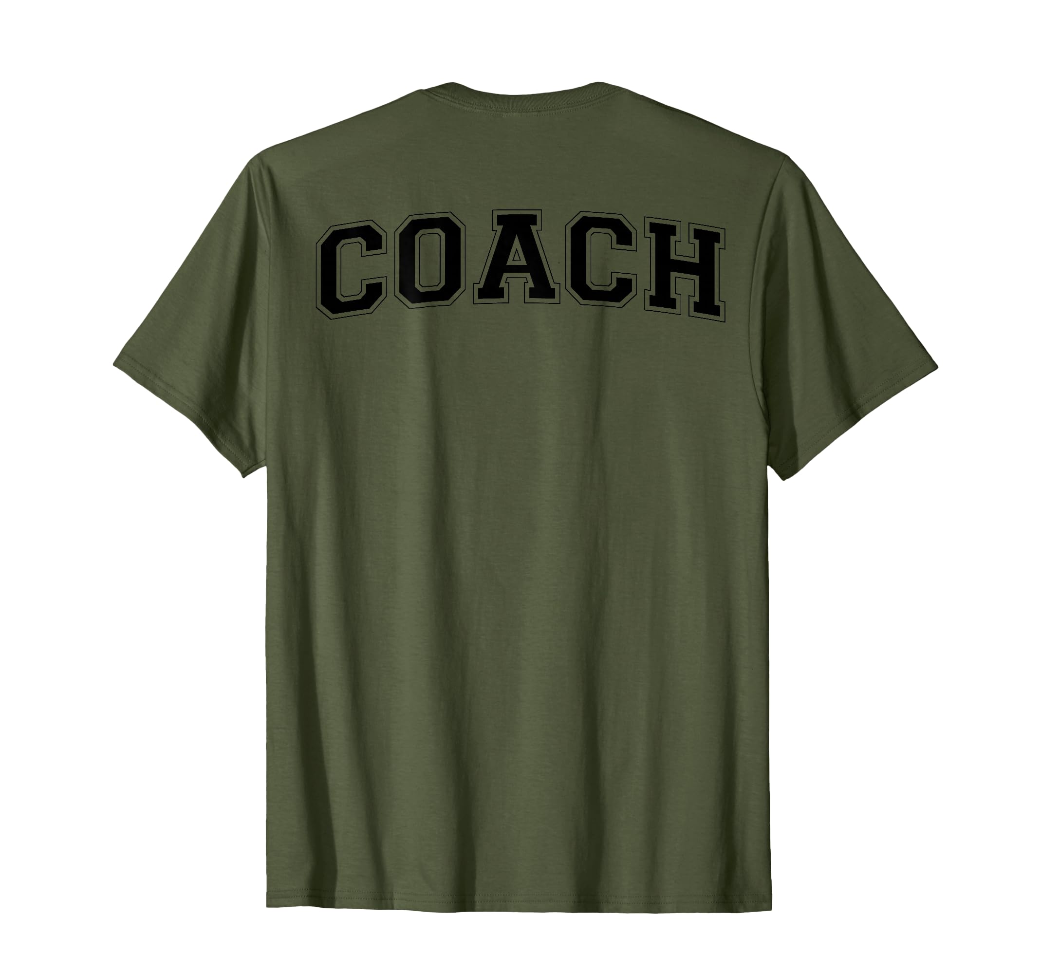 Coach Sports Trainer Black Back T-Shirt - Minimalist Print Men Women - T-Shirt, Sweatshirt, Hoodie