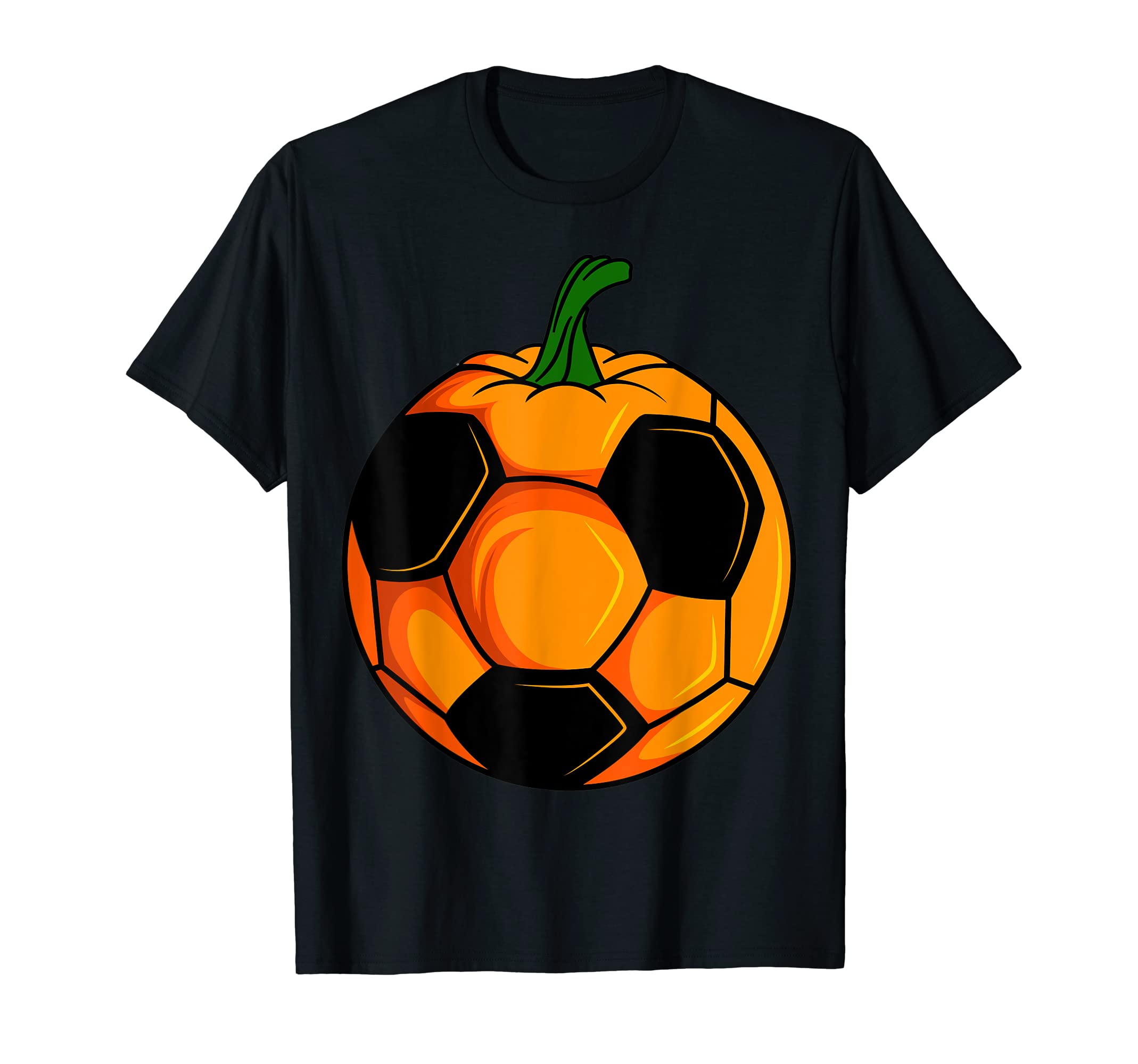 Halloween Pumpkin Soccer Ball Player Ball T-Shirt - Graphic Print Unisex - T-Shirt, Sweatshirt, Hoodie