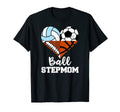 Ball Stepmom Funny Soccer Football T-Shirt - Aesthetic Graphic Men Women - T-Shirt, Sweatshirt, Hoodie
