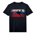 Slovakia Soccer Slovak Football T-Shirt - Aesthetic Graphic Unisex - T-Shirt, Sweatshirt, Hoodie