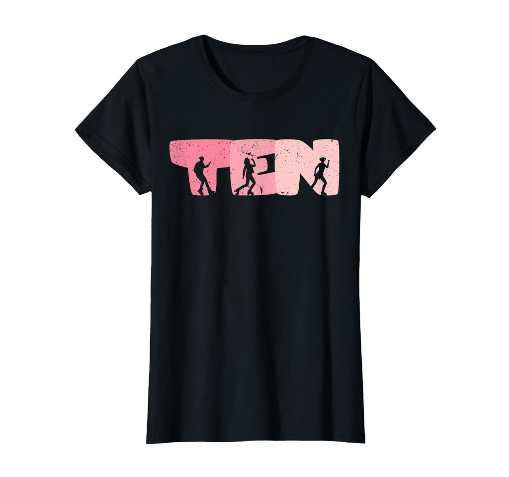 10 Year Old Roller Skating Birthday T-Shirt - Novelty Apparel Men Women - T-Shirt, Sweatshirt, Hoodie