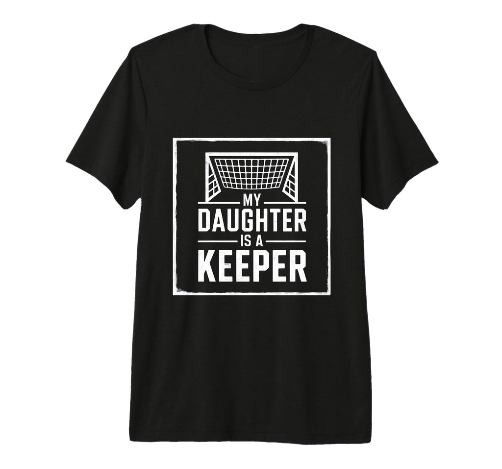 Goalkeeper Daughter Tri Blend T-Shirt - Novelty Apparel Unisex - T-Shirt, Sweatshirt, Hoodie