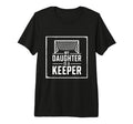 Goalkeeper Daughter Tri Blend T-Shirt - Novelty Apparel Unisex - T-Shirt, Sweatshirt, Hoodie