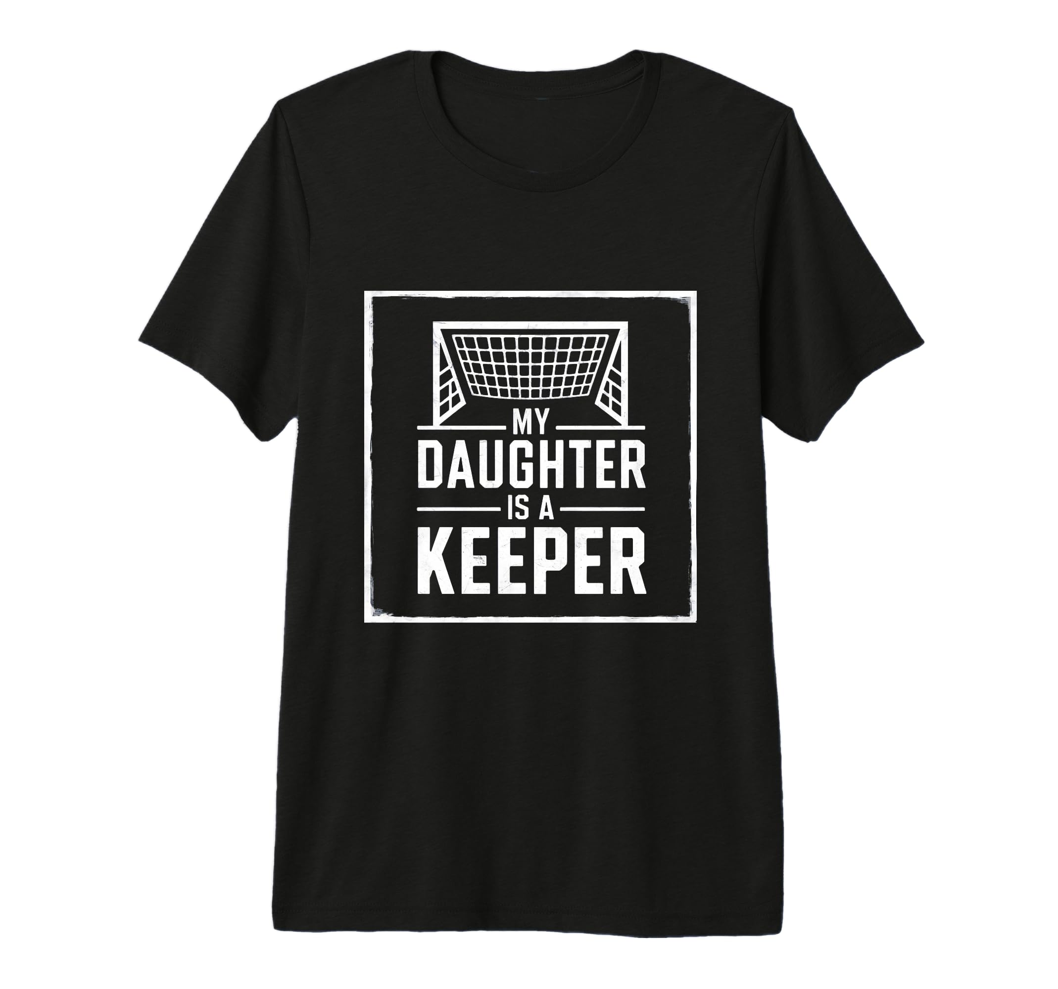 Goalkeeper Daughter Tri Blend T-Shirt - Novelty Apparel Unisex - T-Shirt, Sweatshirt, Hoodie