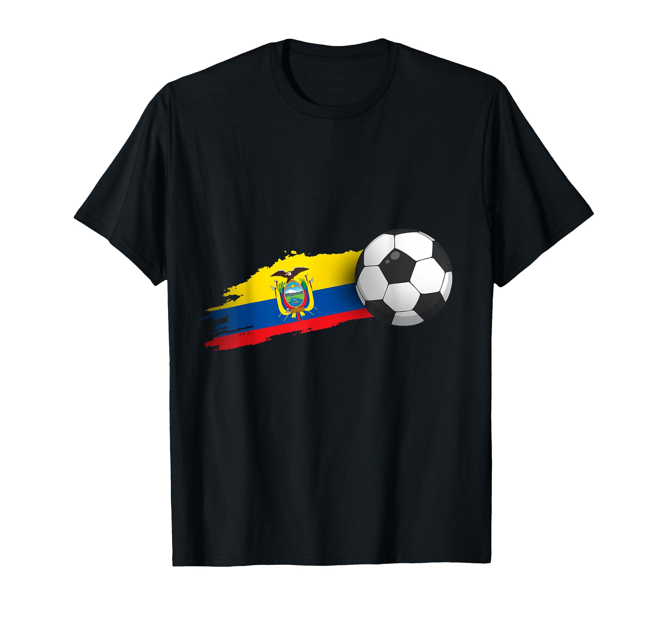 Ecuadorian National Fan Flag Sweatshirt - Graphic Print Unisex - T-Shirt, Sweatshirt, Hoodie