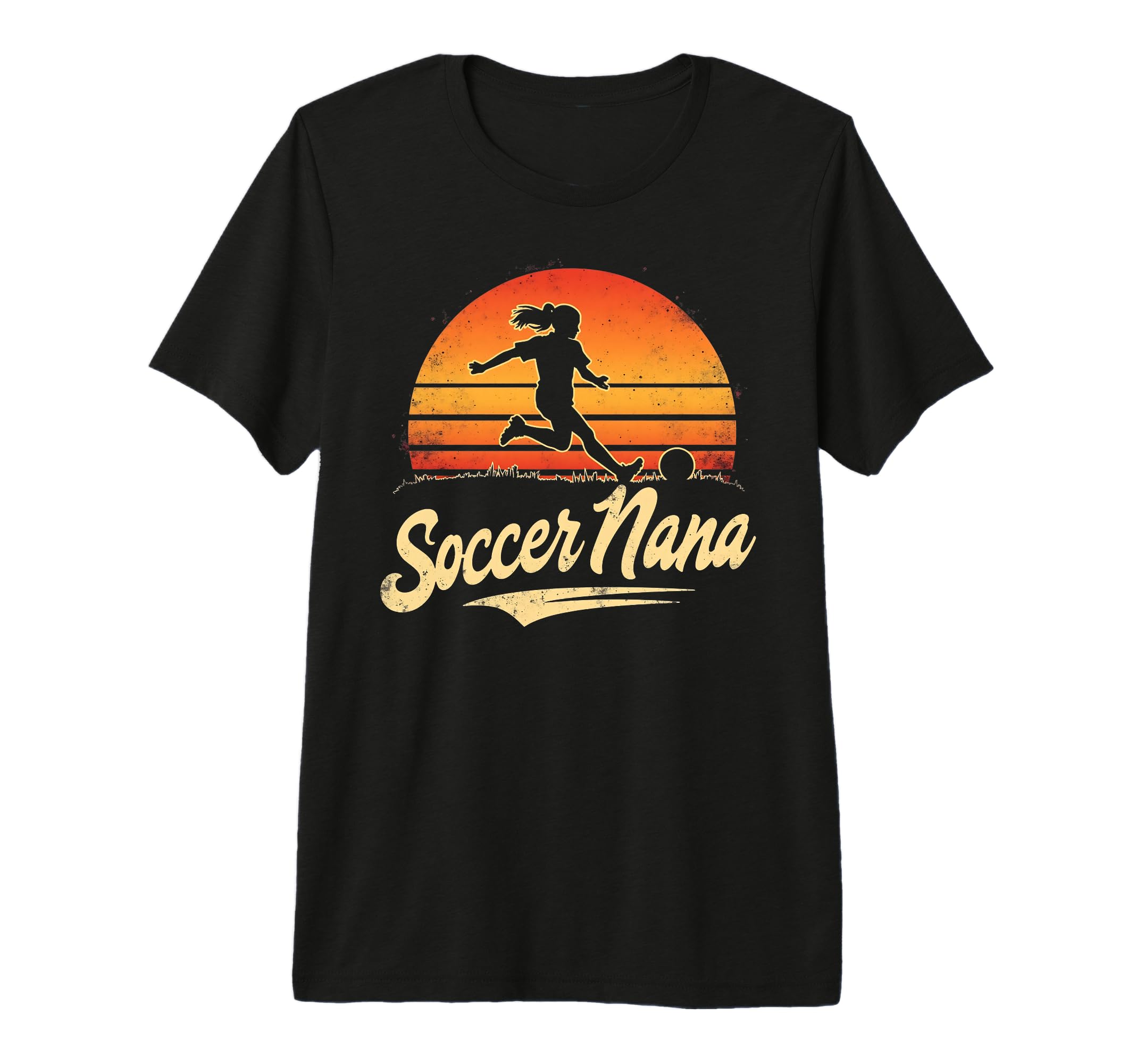 Proud Soccer Nana Funny Grandma T-Shirt - Fun Novelty Design for Adults - T-Shirt, Sweatshirt, Hoodie