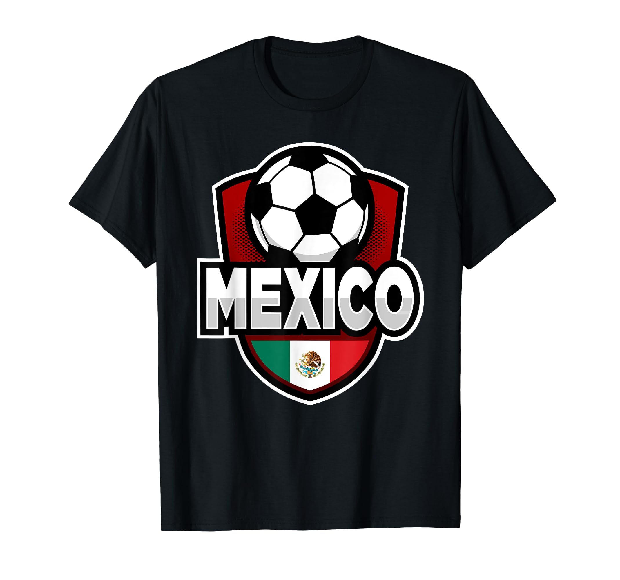Mexico Soccer Mexican Futbol Fanatics T-Shirt - Custom Art Print Unisex - T-Shirt, Sweatshirt, Hoodie