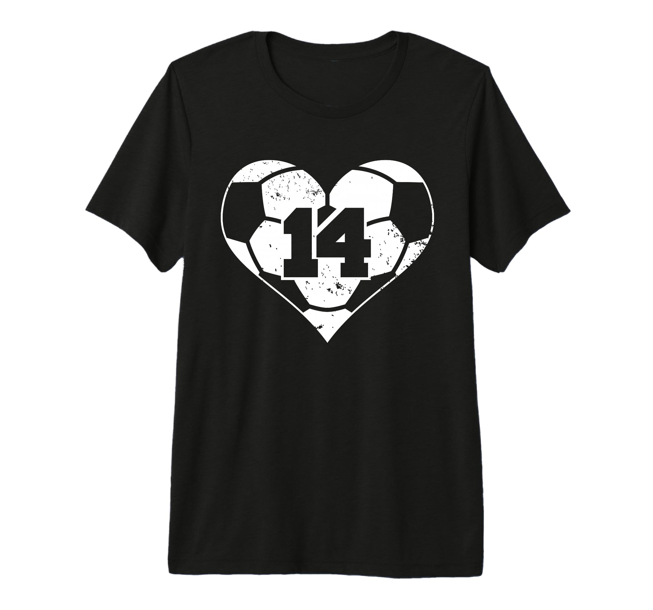 Soccer Number 14 Jersey Funny Soccer T-Shirt - Custom Art Print for Adults - T-Shirt, Sweatshirt, Hoodie