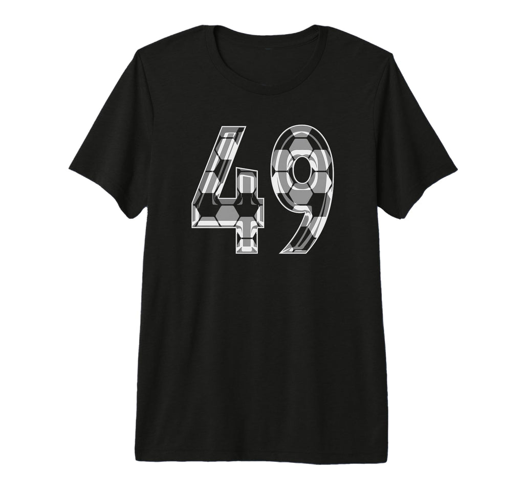Soccer Number 49 Favorite Player T-Shirt - Casual Everyday Wear Men Women - T-Shirt, Sweatshirt, Hoodie