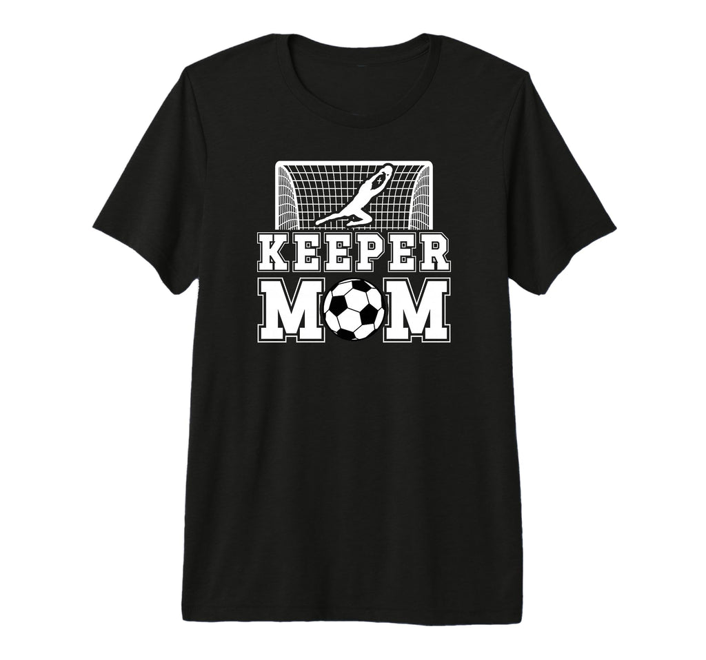 Soccer Keeper Mom Soccer Goalkeeper T-Shirt - Minimalist Print for Adults - T-Shirt, Sweatshirt, Hoodie