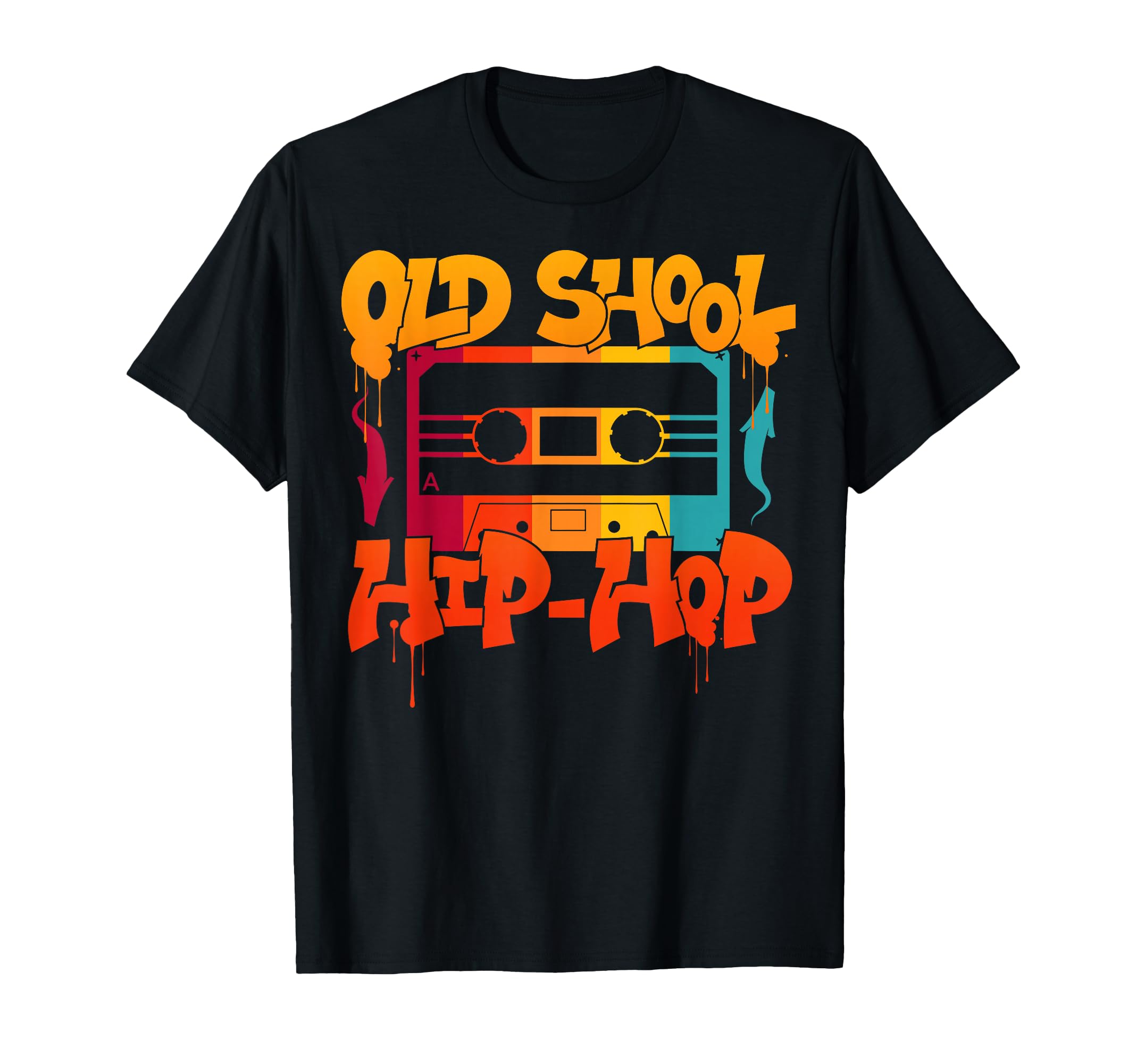Old School Hip Hop 80S 90S Costume T-Shirt - Custom Art Print Unisex - T-Shirt, Sweatshirt, Hoodie