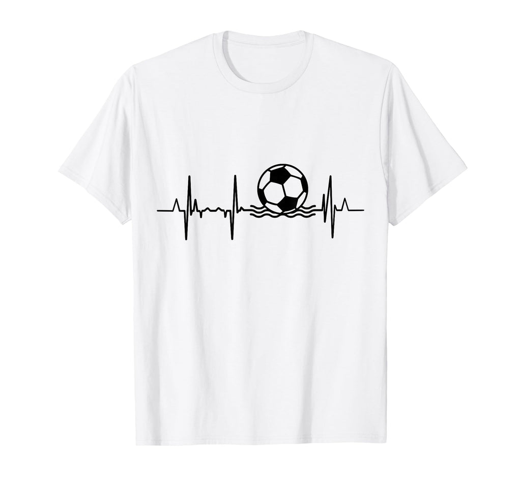 Beach Soccer Heartbeat T-Shirt - Graphic Print Men Women - T-Shirt, Sweatshirt, Hoodie