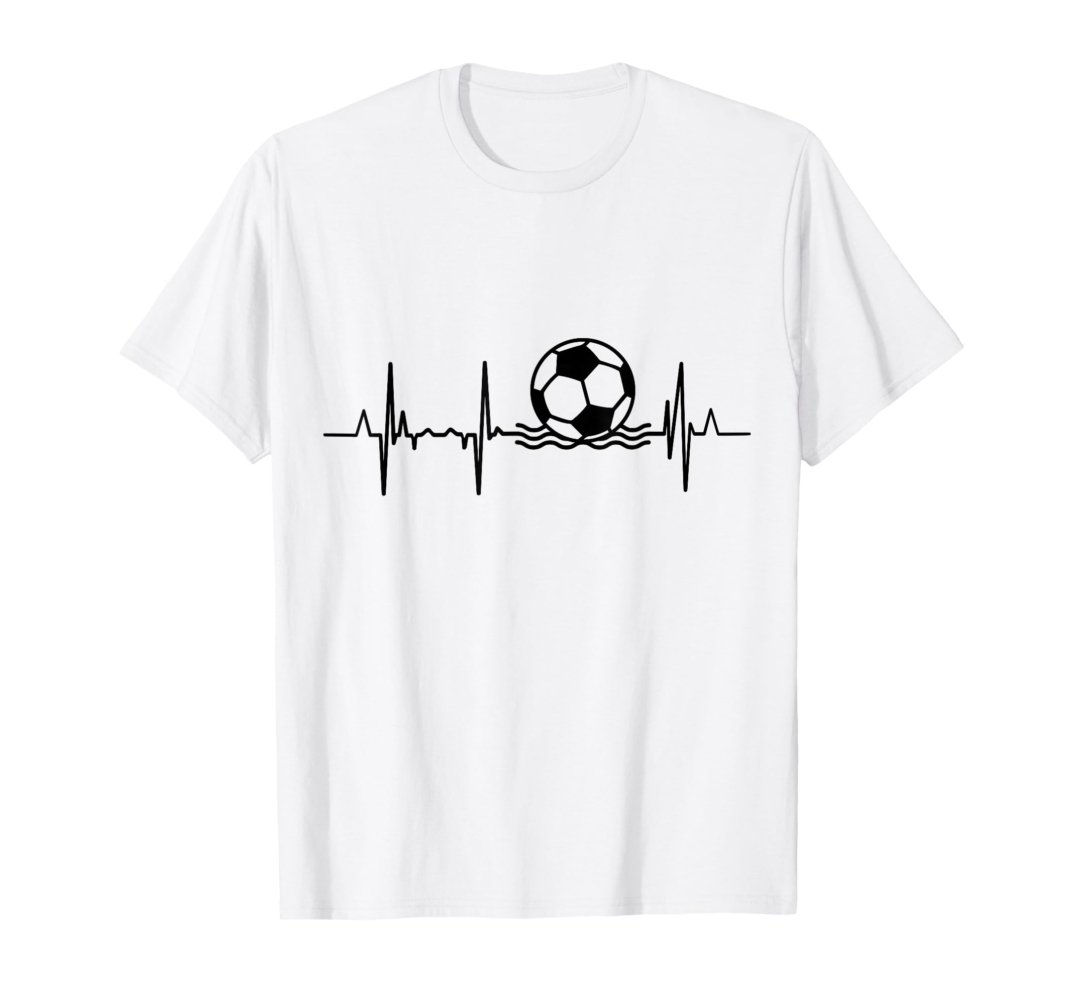 Beach Soccer Heartbeat T-Shirt - Graphic Print Men Women - T-Shirt, Sweatshirt, Hoodie