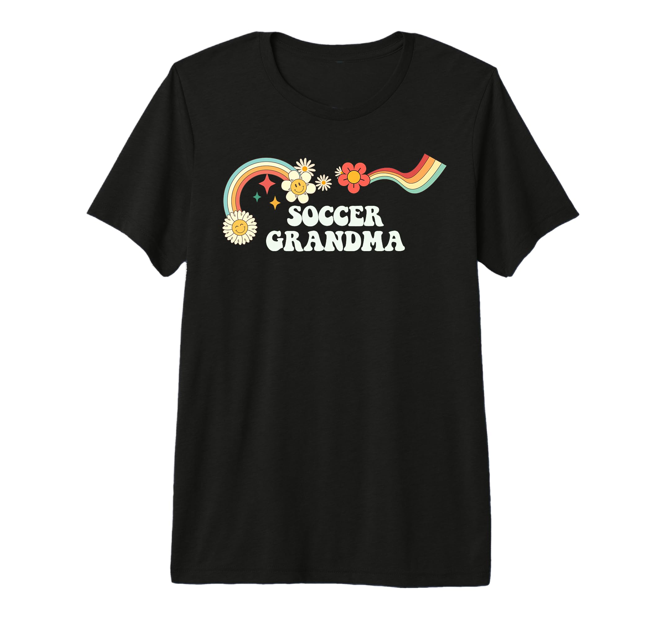 Groovy Funny Soccer Grandma Tri Blend T-Shirt - Minimalist Print Men Women - T-Shirt, Sweatshirt, Hoodie
