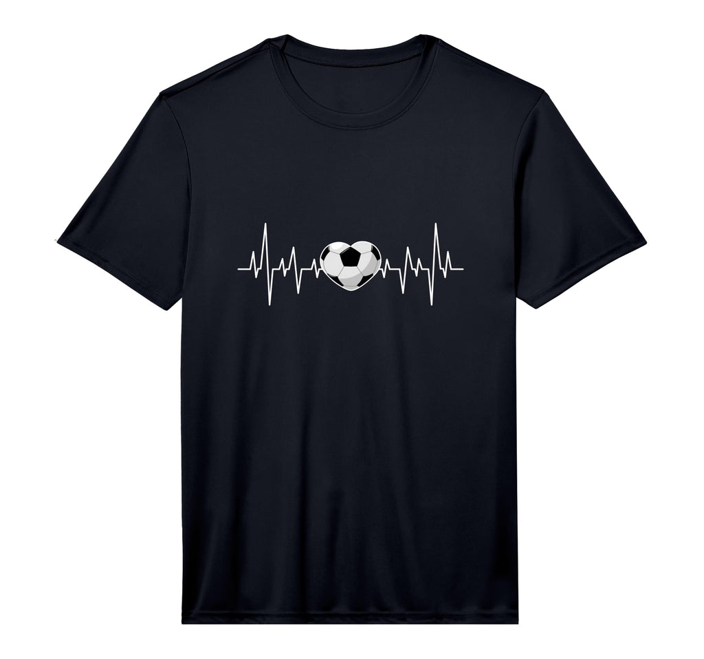Mens Soccer Goalie Heartbeat Heart T-Shirt - Trendy Graphic for Adults - T-Shirt, Sweatshirt, Hoodie