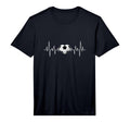 Mens Soccer Goalie Heartbeat Heart T-Shirt - Trendy Graphic for Adults - T-Shirt, Sweatshirt, Hoodie