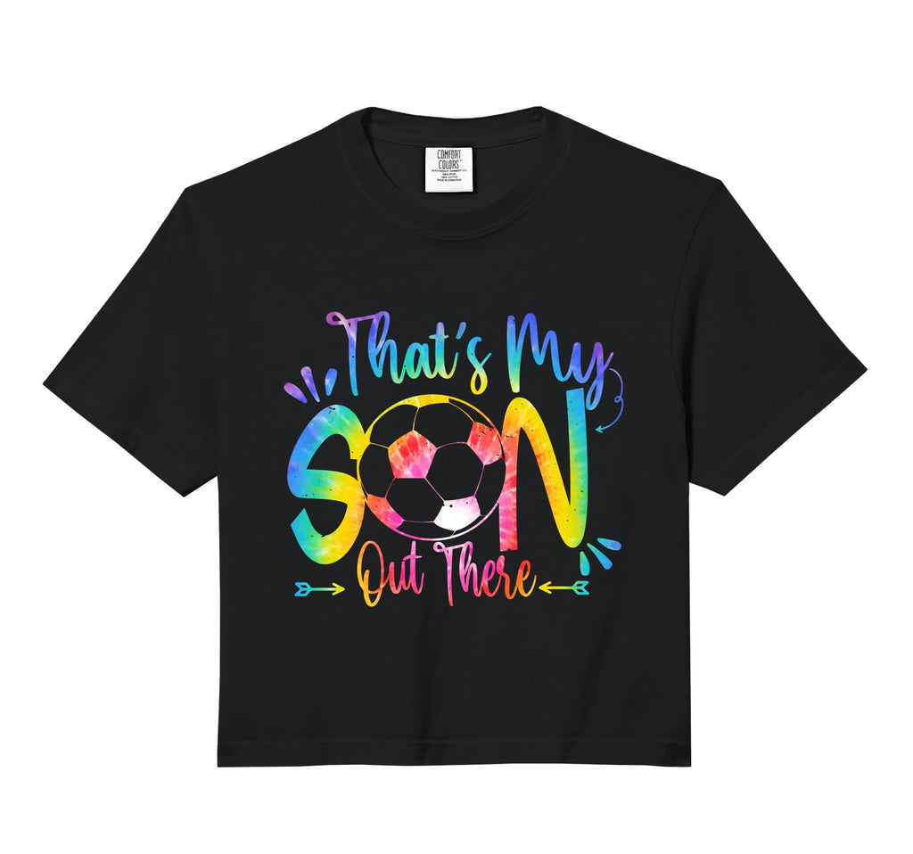 Thats My Son Out There Soccer Mom Dad T-Shirt - Minimalist Print Men Women - T-Shirt, Sweatshirt, Hoodie