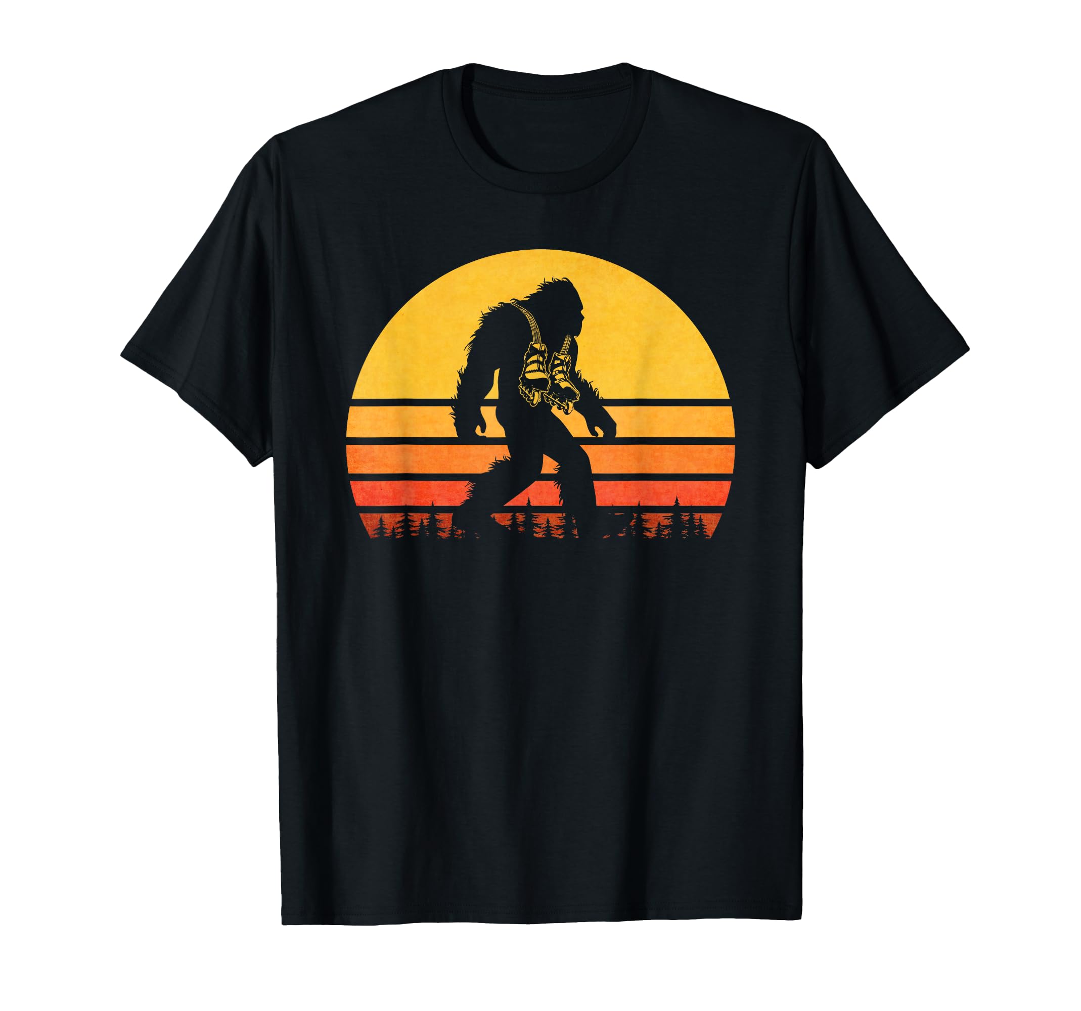 Bigfoot Rollerblades Sasquatch Inline T-Shirt - Novelty Apparel Unisex - T-Shirt, Sweatshirt, Hoodie