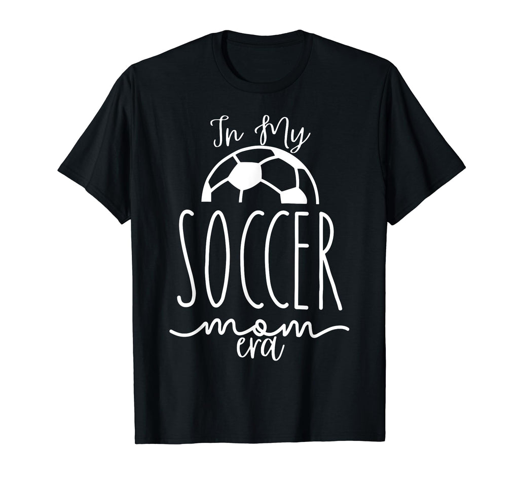 My Soccer Mom Era Groovy Soccer T-Shirt - Minimalist Print Men Women - T-Shirt, Sweatshirt, Hoodie