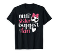 Little Sister Biggest Fan Soccer Sister T-Shirt - Unique Graphic Unisex - T-Shirt, Sweatshirt, Hoodie