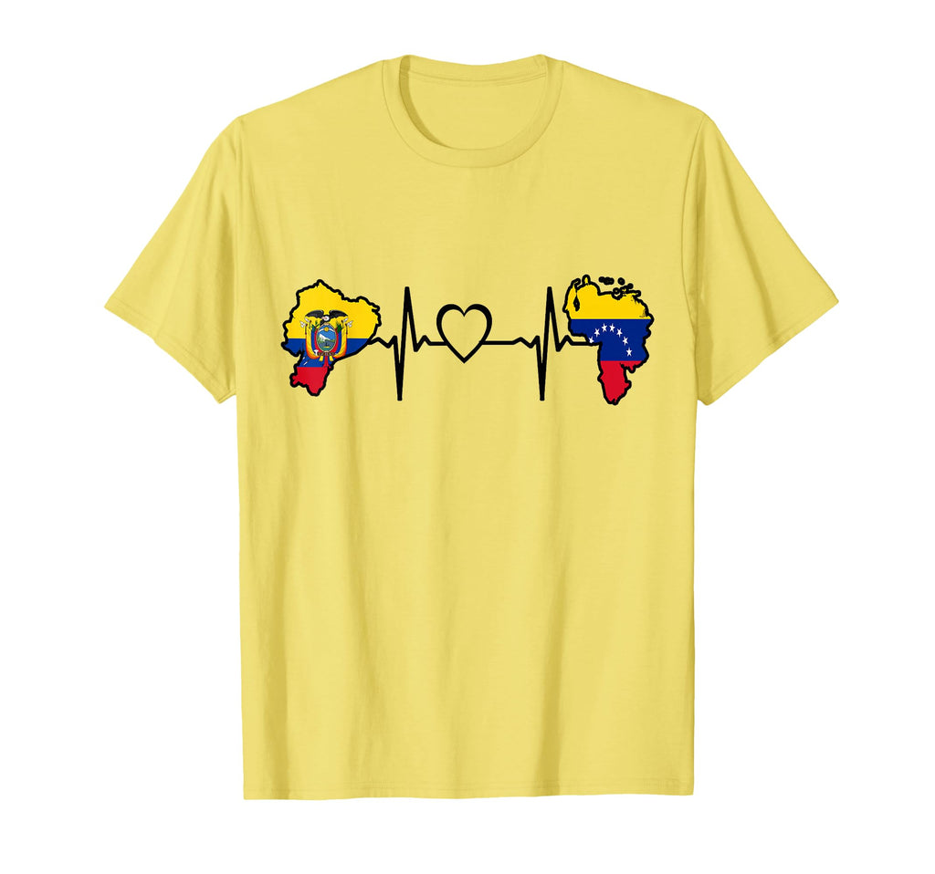Ecuador Venezuela Flag Ecuadorian T-Shirt - Minimalist Print for Adults - T-Shirt, Sweatshirt, Hoodie