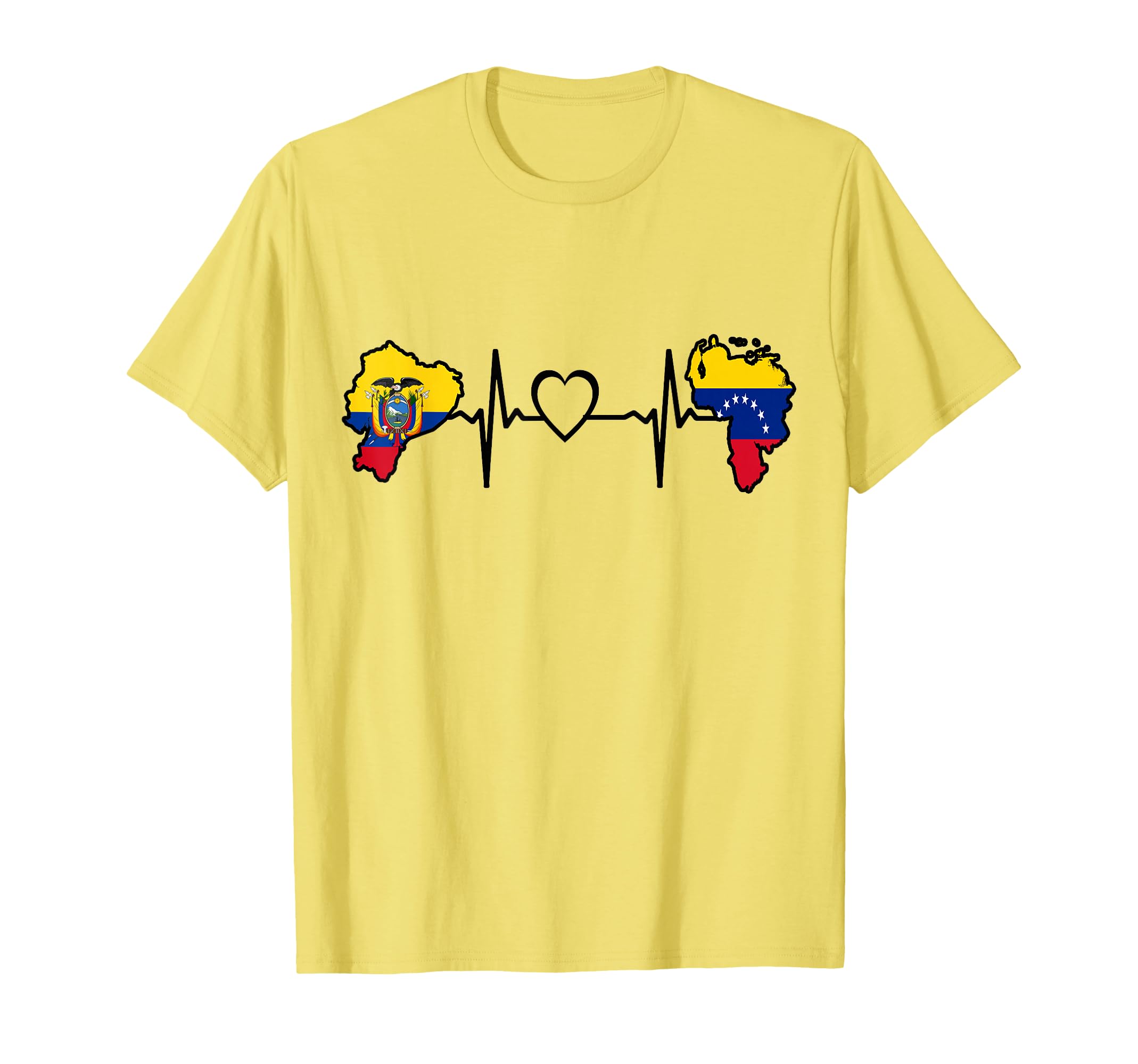 Ecuador Venezuela Flag Ecuadorian T-Shirt - Minimalist Print for Adults - T-Shirt, Sweatshirt, Hoodie
