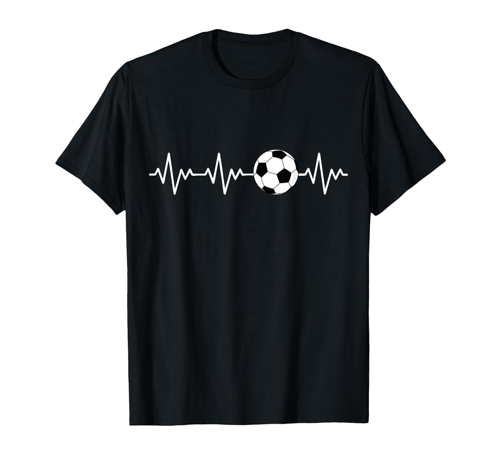 Heartbeat Soccer T-Shirt - Casual Everyday Wear for Adults - T-Shirt, Sweatshirt, Hoodie