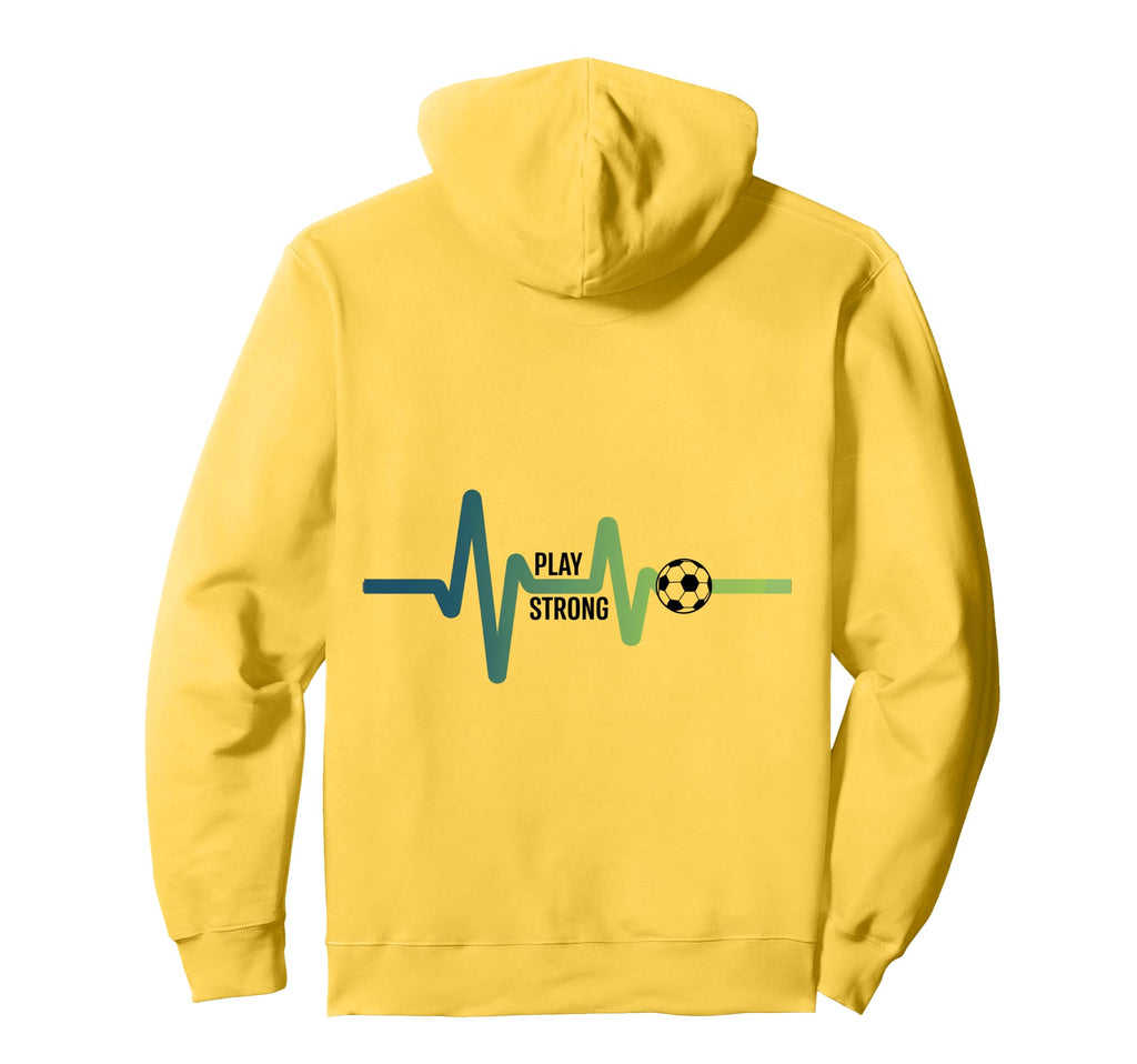 Heartbeat Soccer Life Hoodie - Novelty Apparel for Adults - T-Shirt, Sweatshirt, Hoodie
