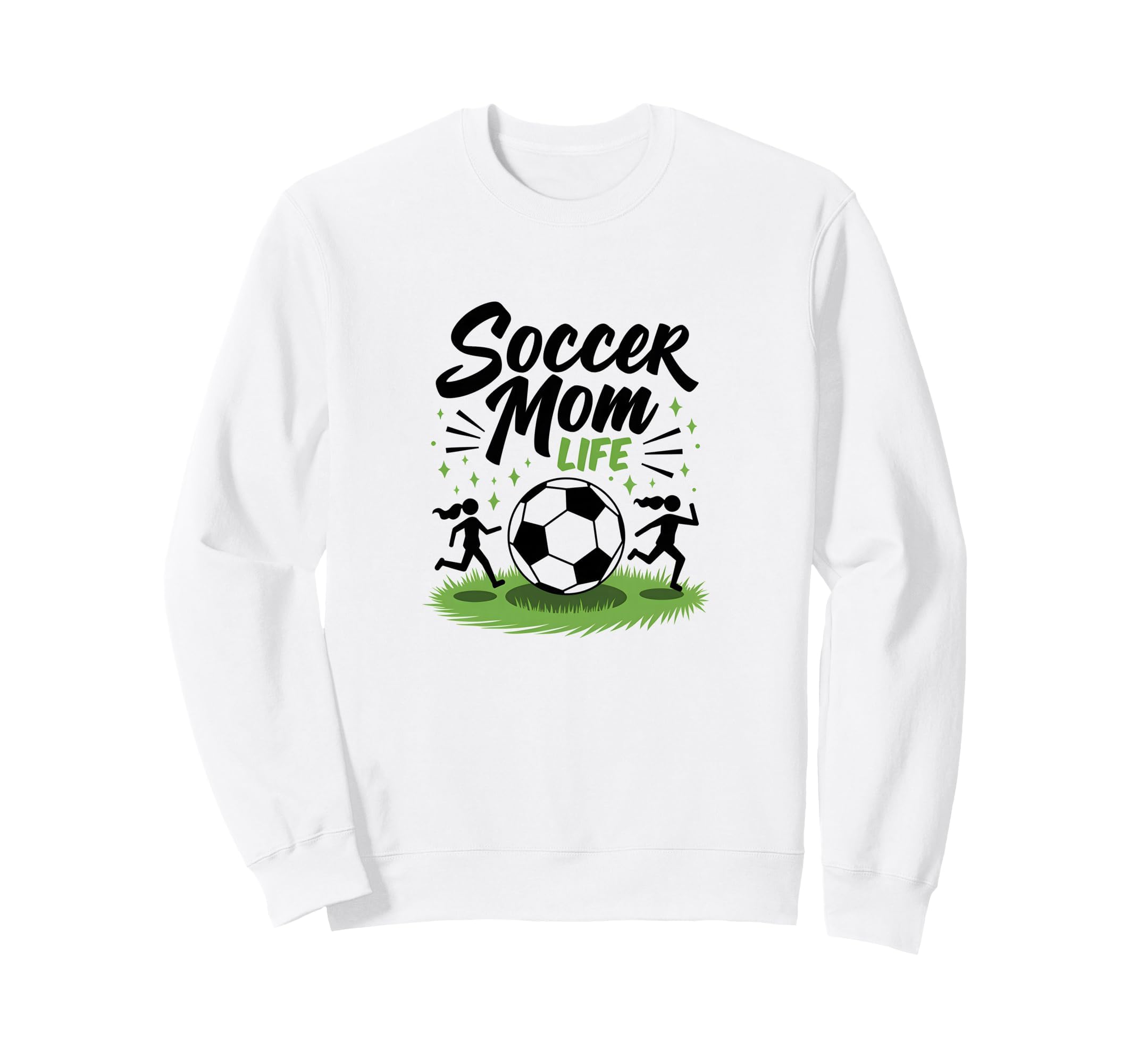 Soccer Mom Life Proud Parent Team Sweatshirt - Custom Art Print for Adults - T-Shirt, Sweatshirt, Hoodie