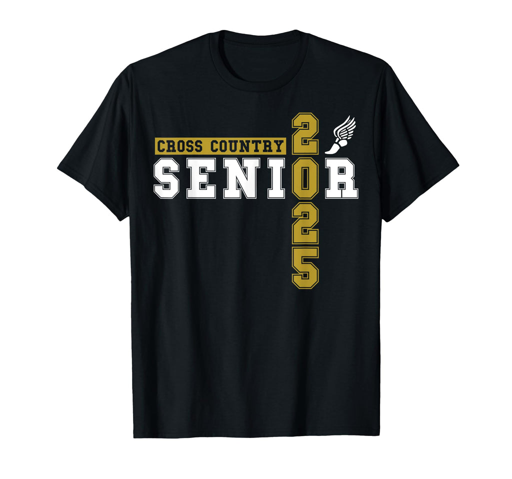 Cross Country Senior Night Senior 2025 T-Shirt - Unique Graphic for Adults - T-Shirt, Sweatshirt, Hoodie