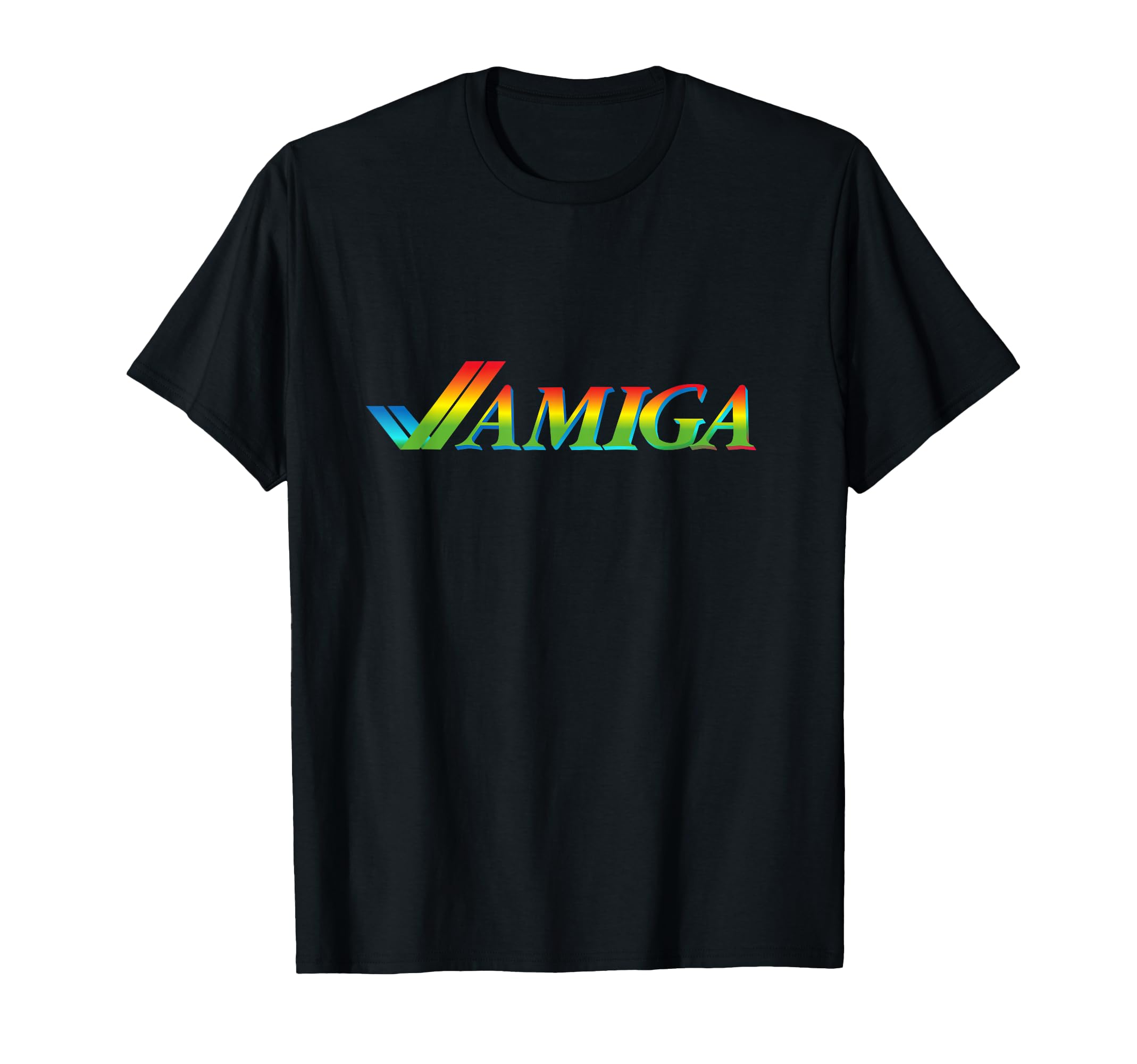 Amiga Tick Rainbow Computer T-Shirt - Aesthetic Graphic Unisex - T-Shirt, Sweatshirt, Hoodie