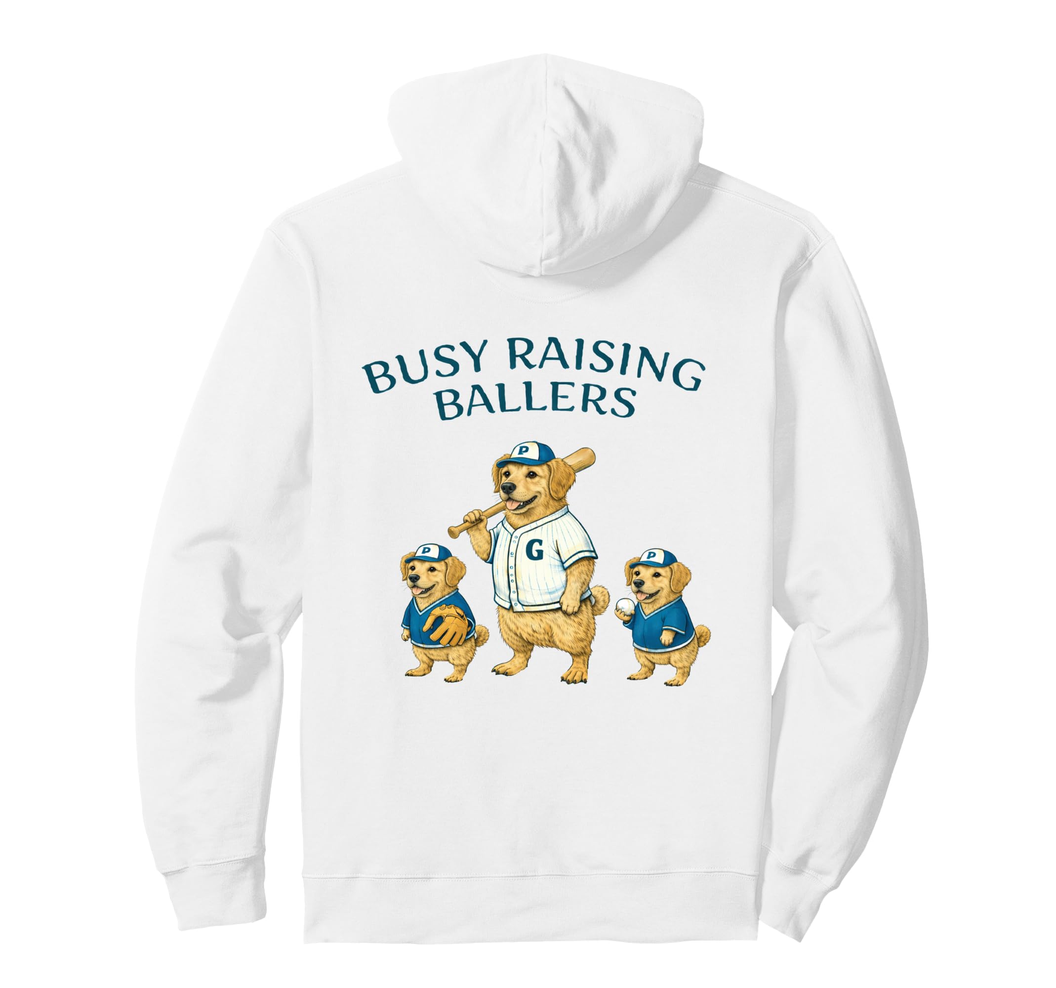 Busy Raising Baller Baseball Softball Hoodie - Trendy Graphic for Adults - T-Shirt, Sweatshirt, Hoodie