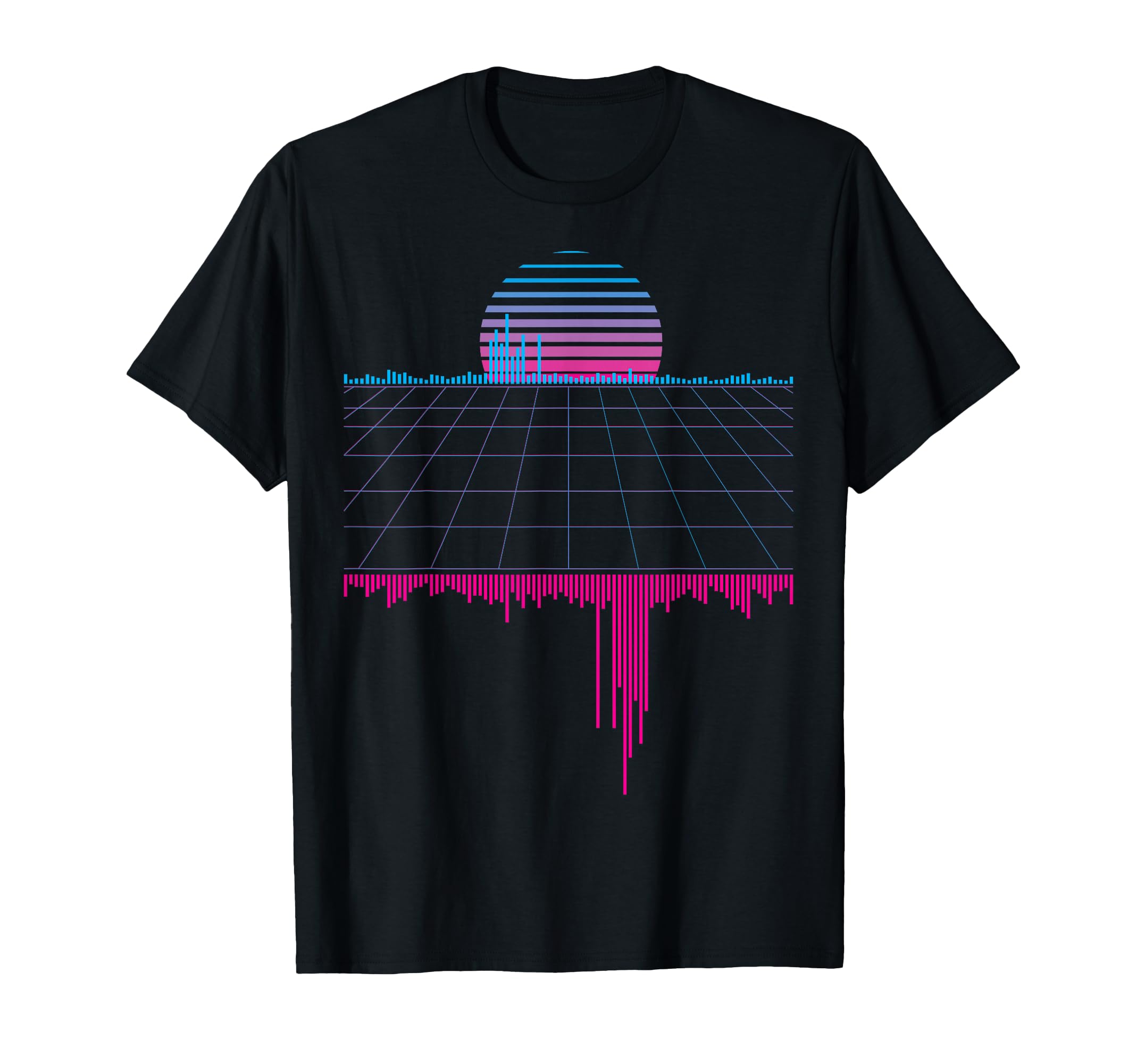 Outrun Synthwave Vaporwave Aesthetic T-Shirt - Custom Art Print Men Women - T-Shirt, Sweatshirt, Hoodie
