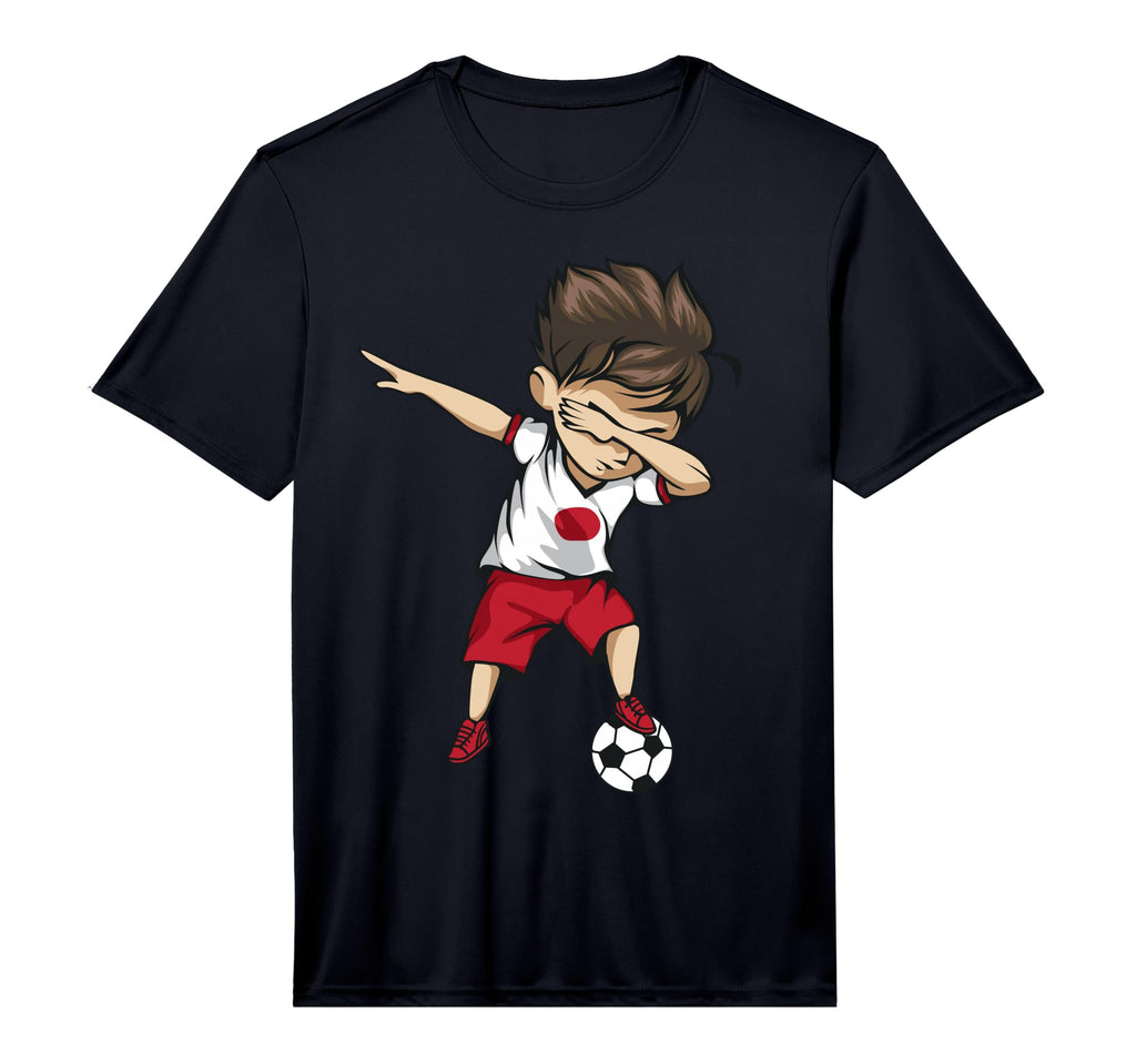 Dabbing Soccer Japan Japanese Football T-Shirt - Minimalist Print Unisex - T-Shirt, Sweatshirt, Hoodie