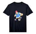 Cartoon Chicken Playing Soccer T-Shirt - Casual Everyday Wear Unisex - T-Shirt, Sweatshirt, Hoodie