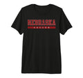 Nebraska Soccer Red Text T-Shirt - Minimalist Print for Adults - T-Shirt, Sweatshirt, Hoodie
